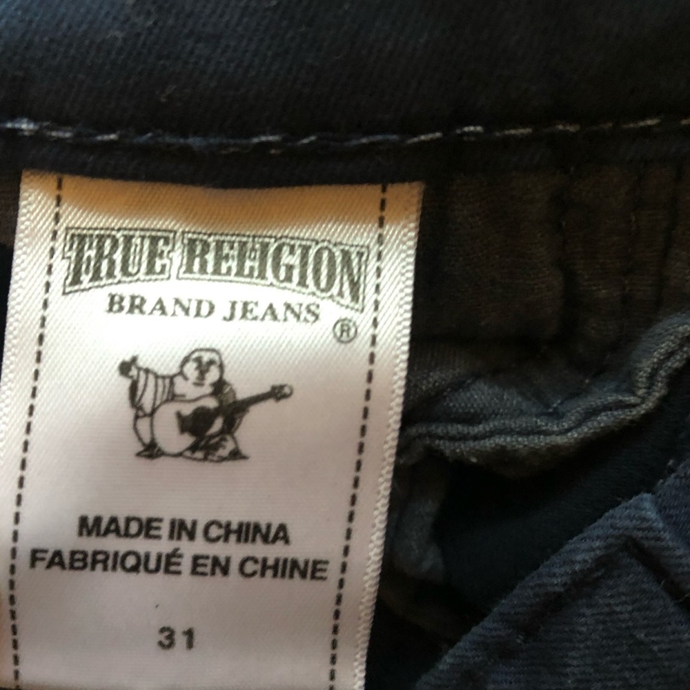 Navy True Religion Chino-style Pants - Picture 2 of 7